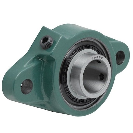 Dodge Industrial Flange Block Bearing; 2 Bolt Flange Block; 1-13/16 in. Bore; 5.8 in. Bolt Circle Diameter F2B-SC-113-NL ; 067019